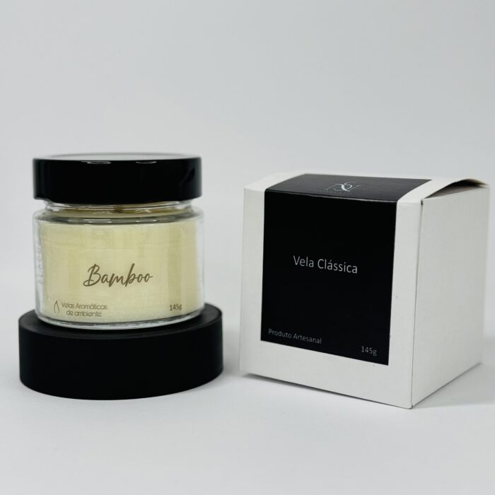 Vela aromática Bamboo com caixa