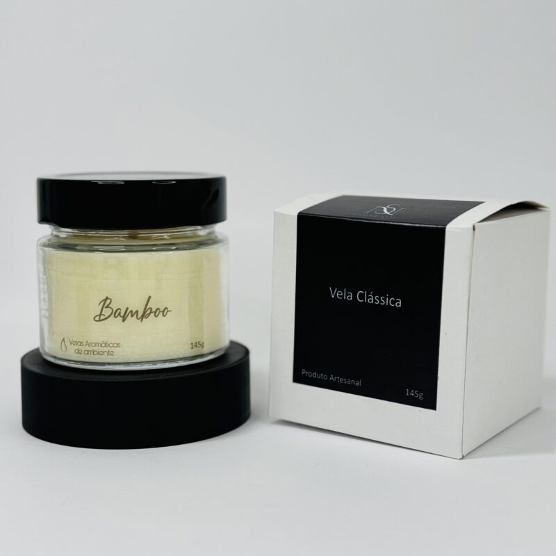 Vela aromática Bamboo com caixa