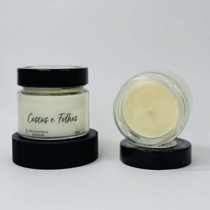 Vela aromática Cascas e Folhas Ns Candle & Co