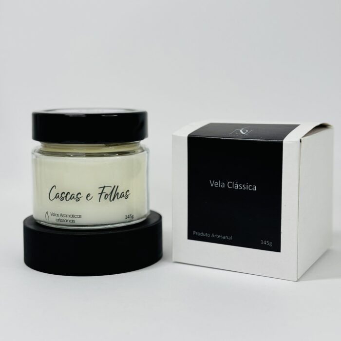 Vela aromática Cascas e Folhas com caixa