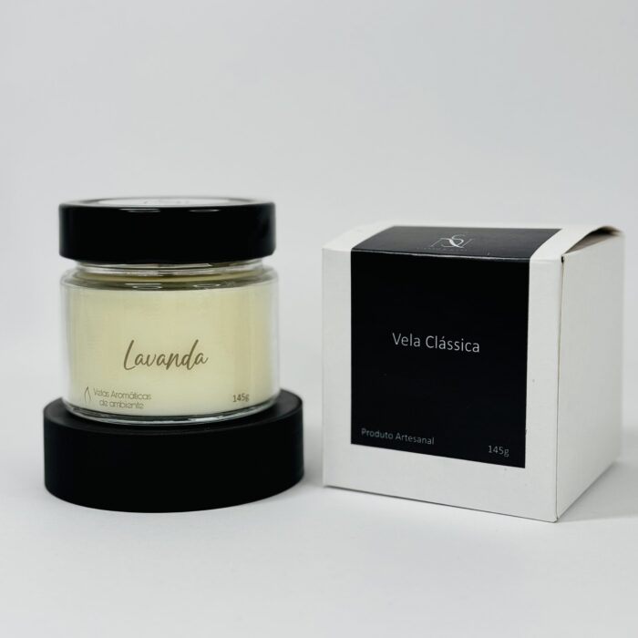 Vela aromática Lavanda com caixa