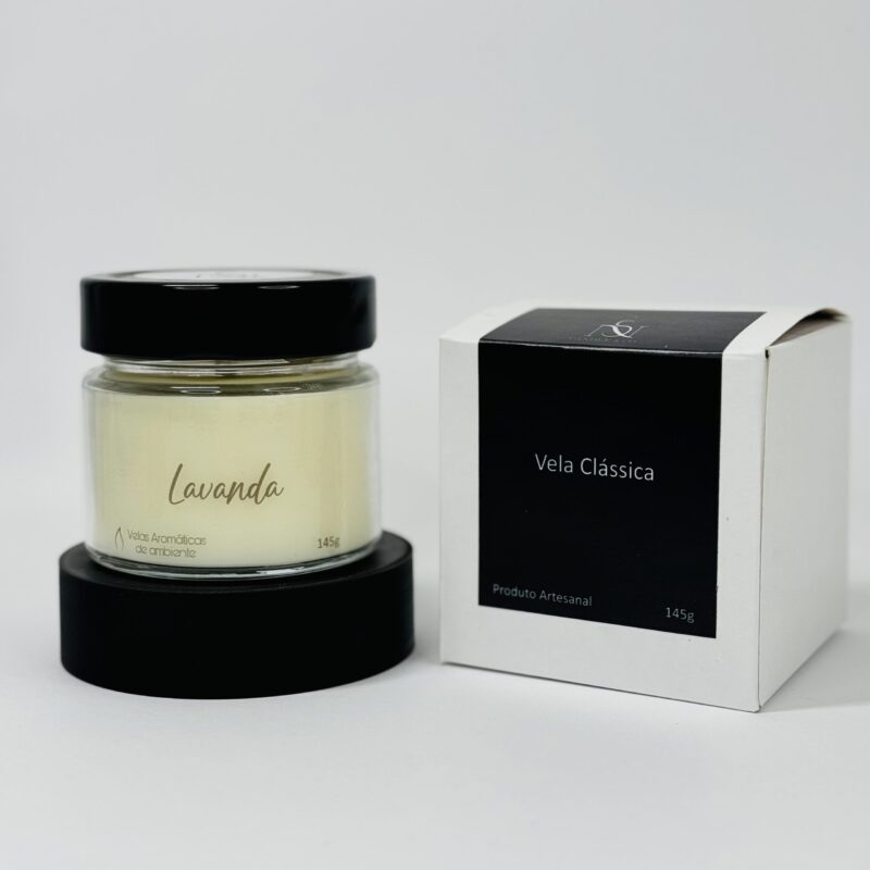 Vela aromática Lavanda com caixa