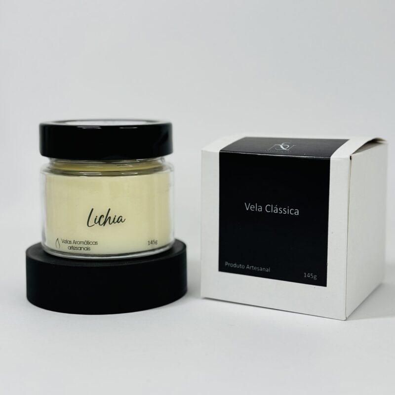 Vela aromática Lichia com caixa