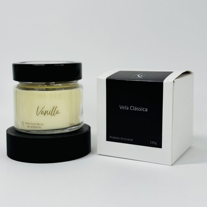 Vela aromática Vanilla com caixa