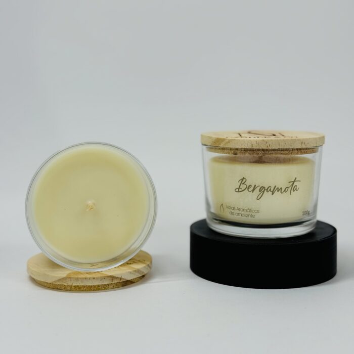 Vela aromática tênue Bergamota Ns Candle & Co