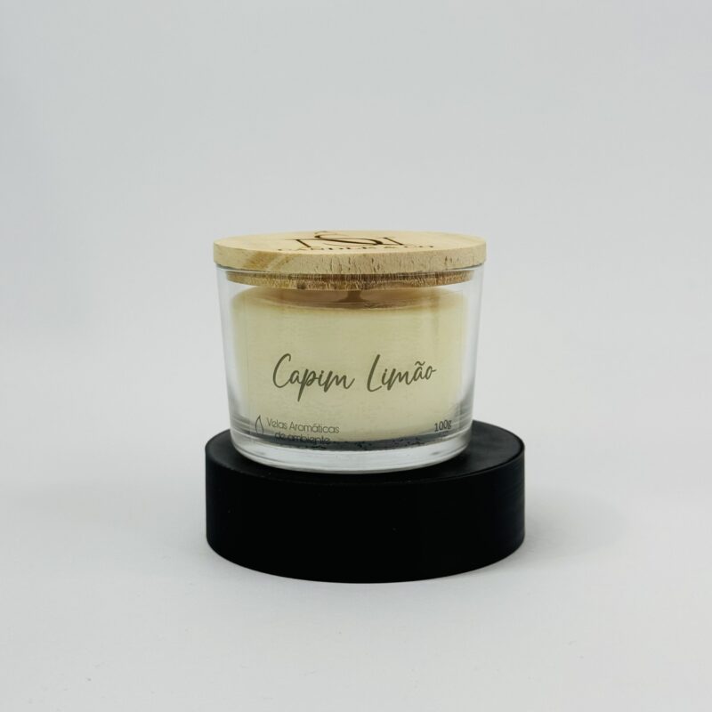 Vela aromática tênue Capim limao