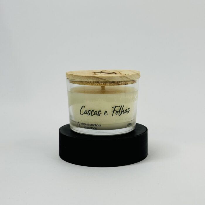 Vela aromática tênue Cascas e Folhas