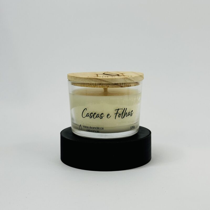 Vela aromática tênue Cascas e Folhas