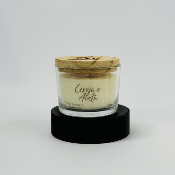 Vela aromática tênue Cereja e Avela