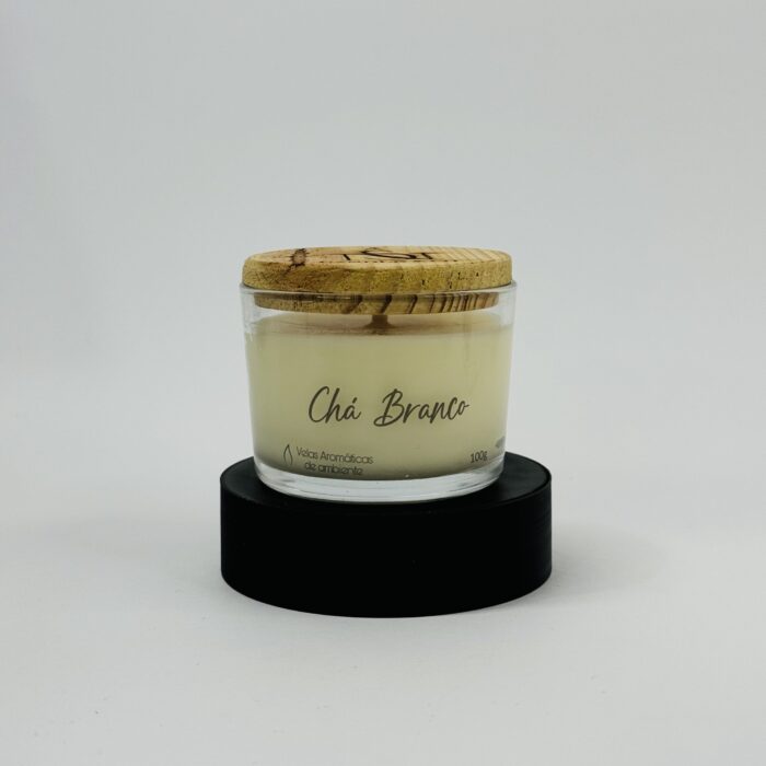 Vela aromática tênue Chá Branco