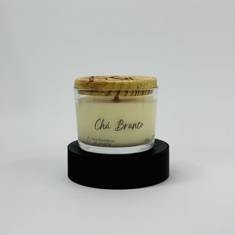 Vela aromática tênue Chá Branco