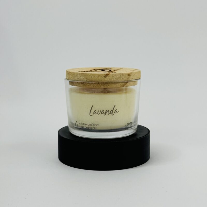 Vela aromática tênue Lavanda