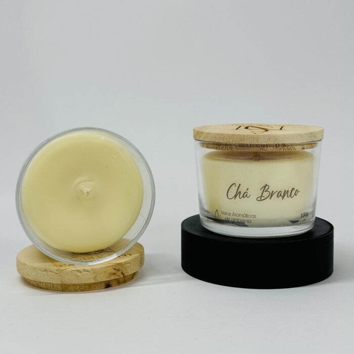 Vela aromática tênue chá branco Ns Candle