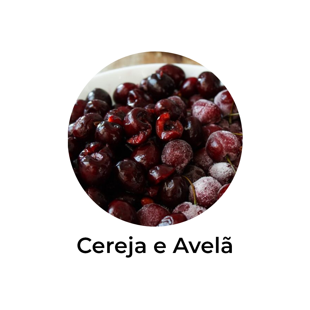 essência de cereja e avela