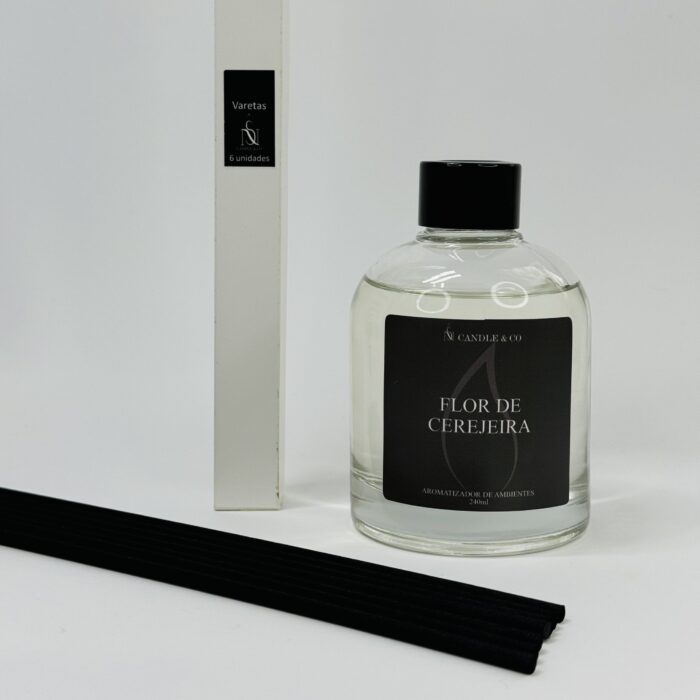 Difusor de Varetas Flor de cerejeira com varetas