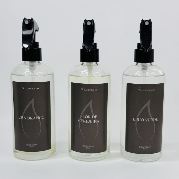 Homes sprays Ns Candle & Co Chá branco flor cerejeira lirio verde