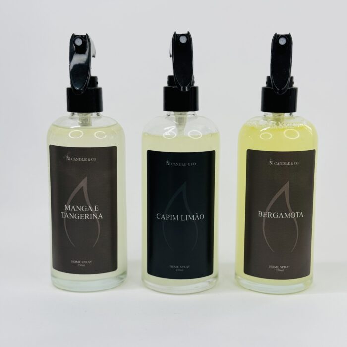 Homes sprays Ns Candle & Co manga capim bergamota