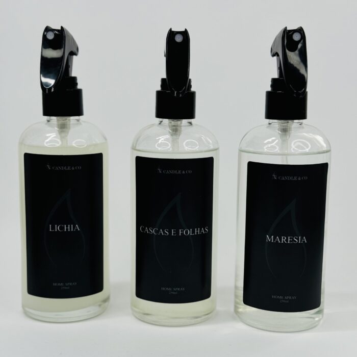 Homes sprays Ns Candle & Co maresia cascas e folhas lichia