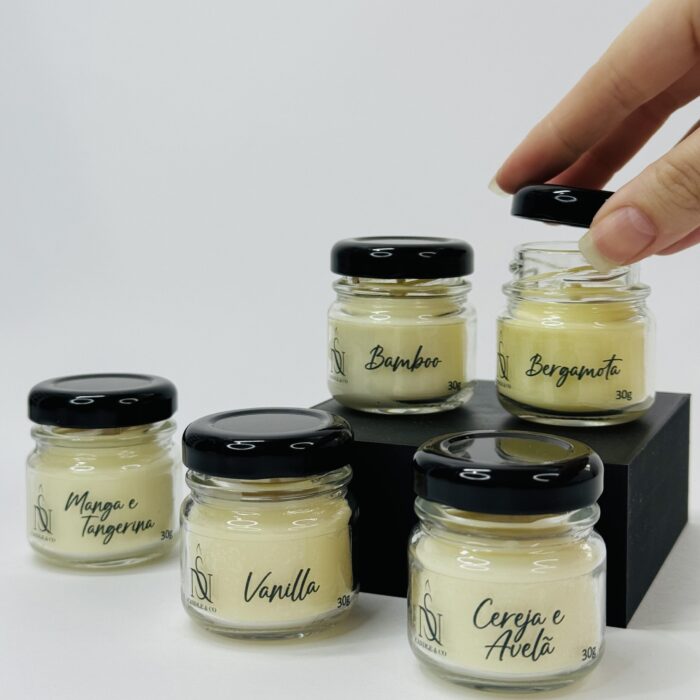 Mini vela aromática da Ns Candle & Co
