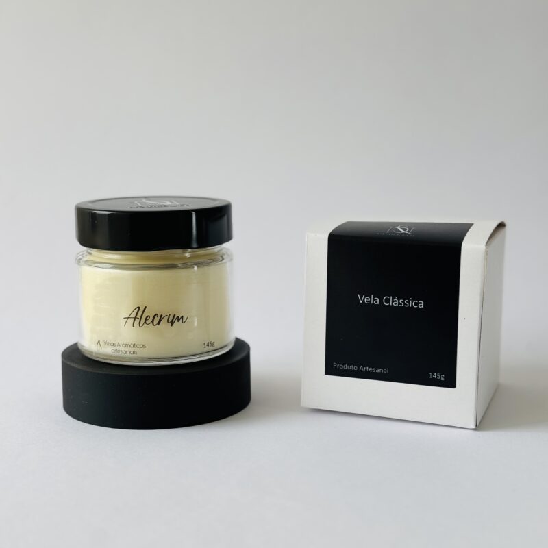 Vela aromática Alecrim com caixa
