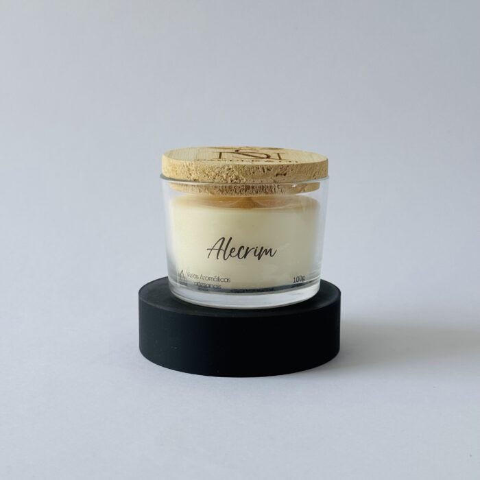 Vela aromática tênue Alecrim