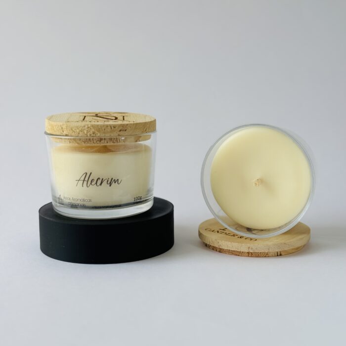 Vela aromática tênue Alecrim Ns Candle & Co