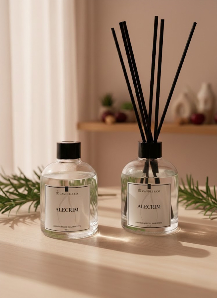 Difusor de Varetas Alecrim Ns Candle & Co