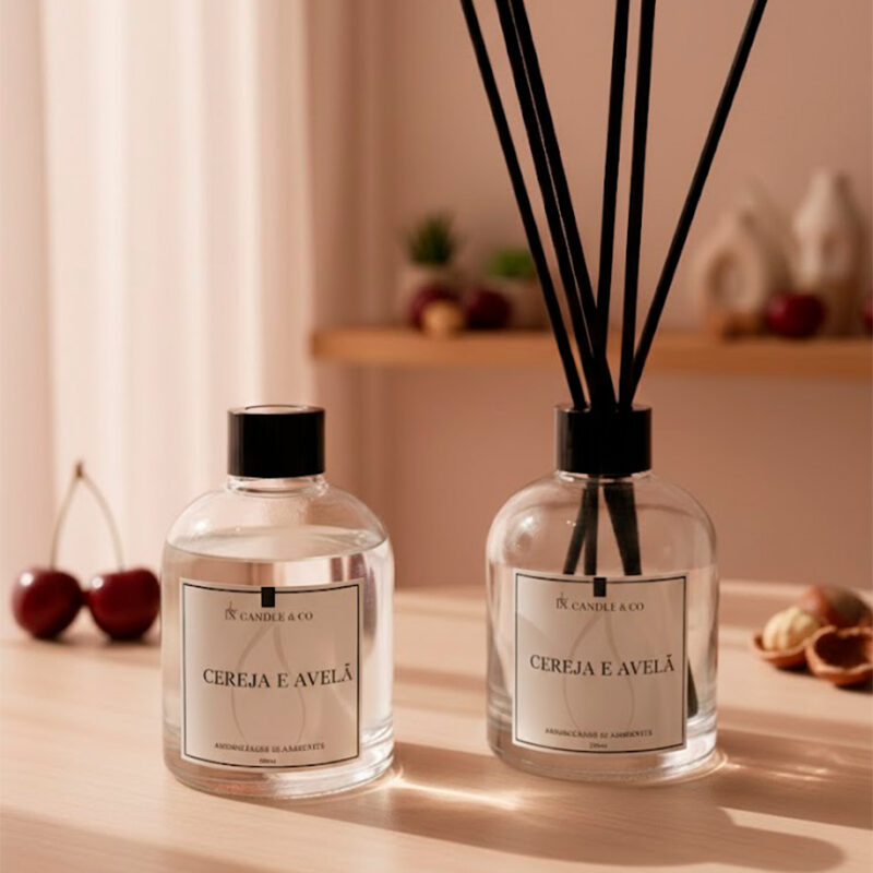 Difusor de Varetas Cereja e Avelã Ns Candle & Co