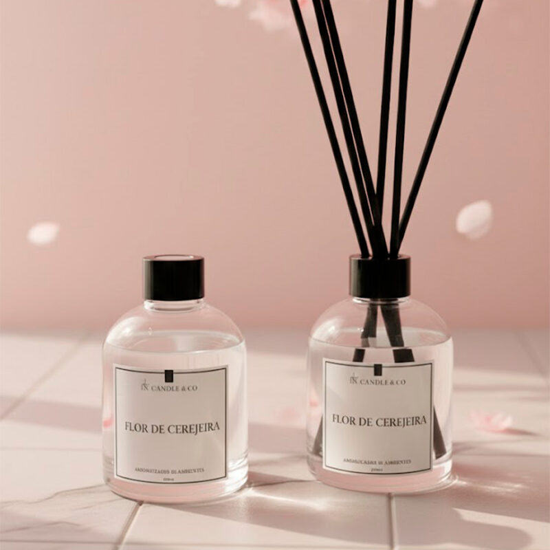 Difusor de Varetas Flor de Cerejeira Ns Candle & Co