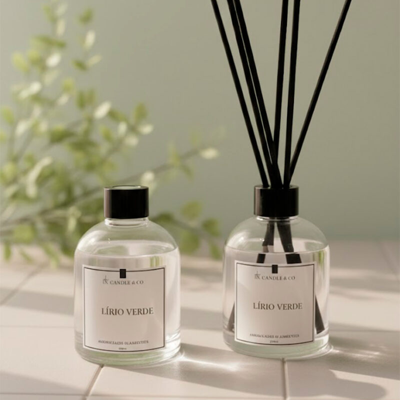 Difusor de Varetas Lírio Verde Ns Candle & Co