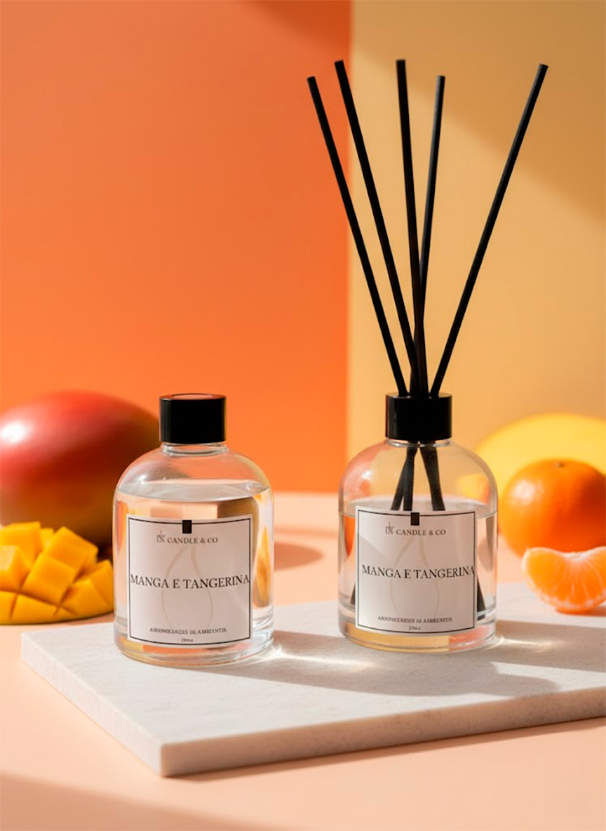 Difusor de Varetas Manga e Tangerina Ns Candle & Co