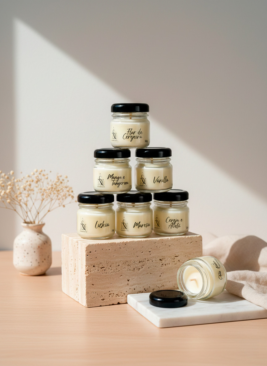 Mini Vela Aromática Ns Candle & Co