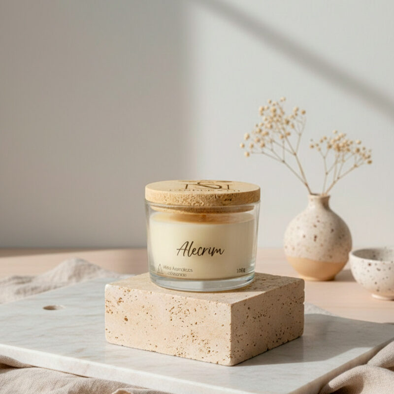 Vela aromática Alecrim Ns Candle & Co