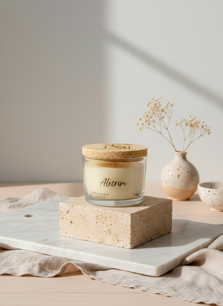 Vela aromática Alecrim Ns Candle & Co
