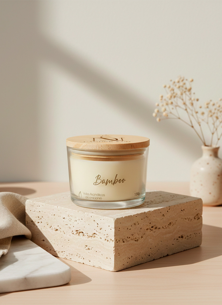 Vela aromática Bamboo Ns Candle & Co