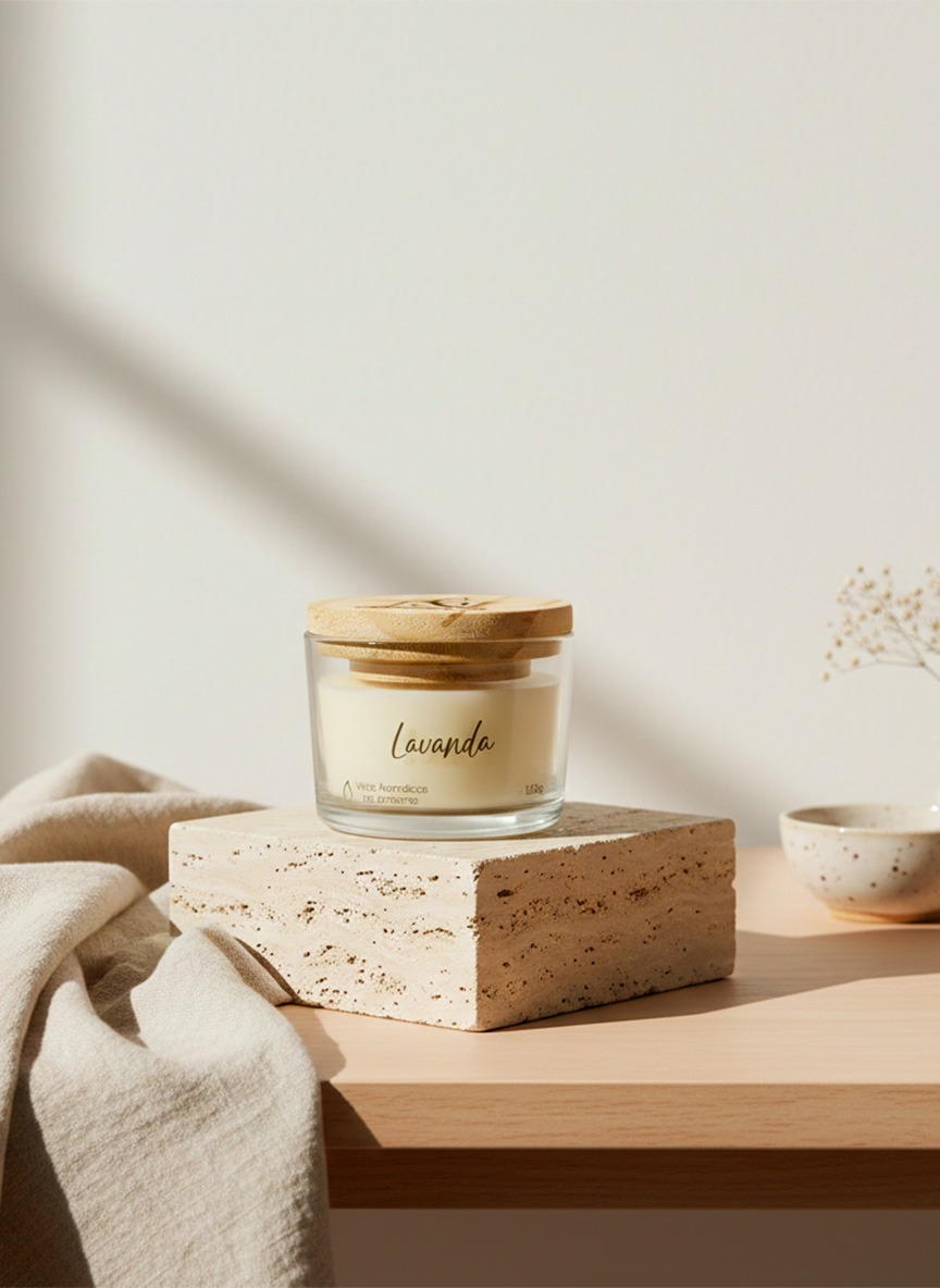 Vela aromática Lavanda Ns Candle & Co