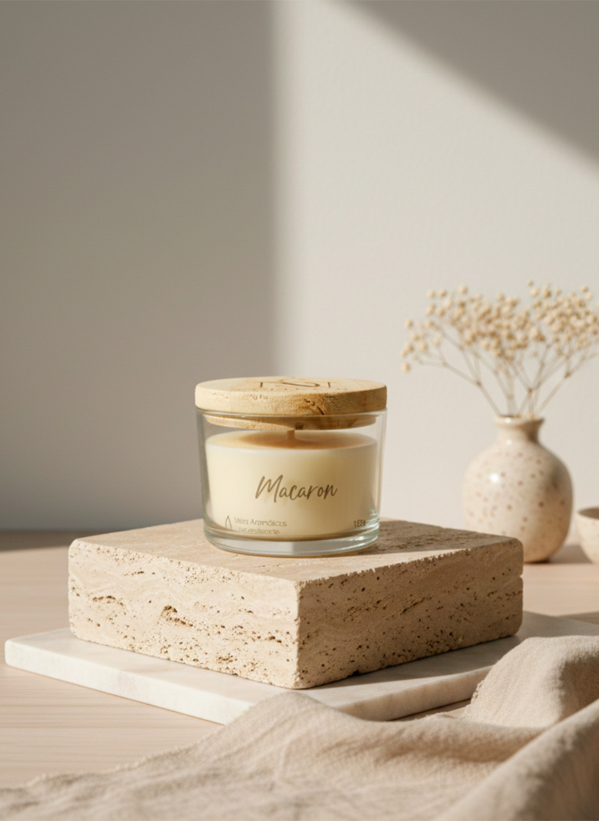 Vela aromática Macaron Ns Candle & Co