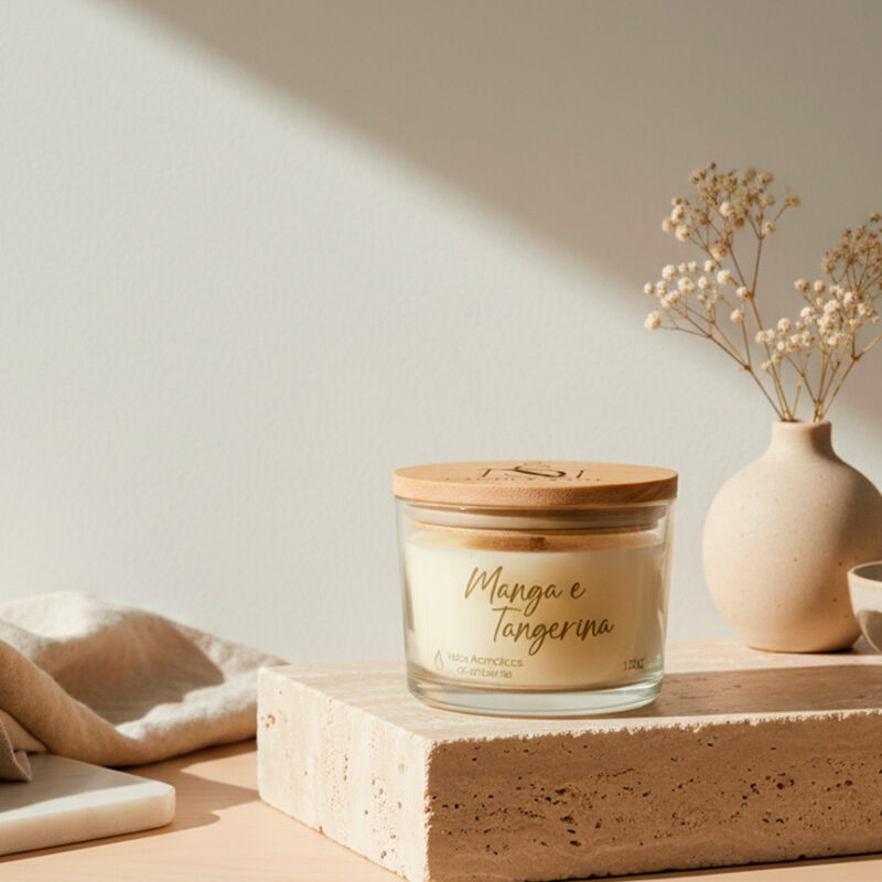 Vela aromática Manga e Tangerina Ns Candle & Co