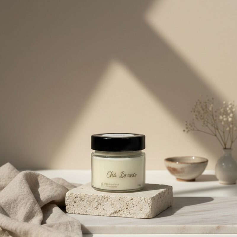 Vela Classica Chá Branco
